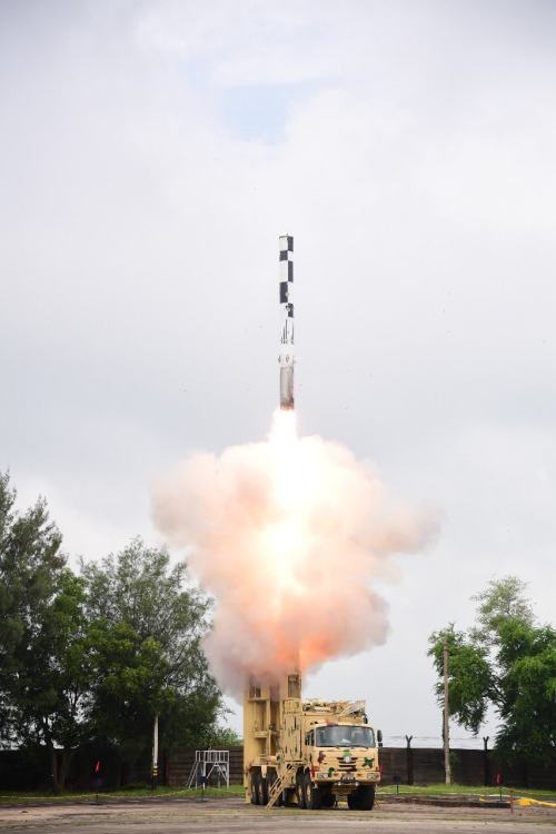 BrahMos Missile Featuring Indigenous Booster Successfully Flight Tested